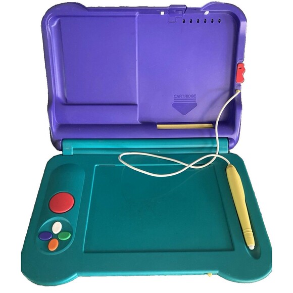 SEGA PICO MK-49002 Console w/6 Storyware Cartridges Untested No Power Cord-PARTS - Picture 13 of 16